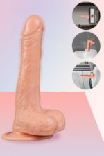 Vibra Gerçekçi Vantuzlu Dildo - Et Dokulu ve Damarlı (18.5 cm) - Görsel 6