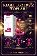 Vibra 3 Aşamalı Silikon Kegel Egzersiz Topu Seti - Pelvik Kas Sıkılaştırıcı - Görsel 2