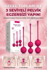 Vibra 3 Aşamalı Silikon Kegel Egzersiz Topu Seti - Pelvik Kas Sıkılaştırıcı - Görsel 6