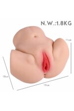 Vibra Gerçekçi Suni Kalça - Çift Girişli Mastürbatör (1.8 Kg) - Görsel 5