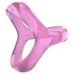 Ikoky Silikon Penis ve Testis Halkası - Ultra Esnek (Pembe)
