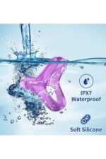 Ikoky Silikon Penis ve Testis Halkası - Ultra Esnek (Mor) - Görsel 6