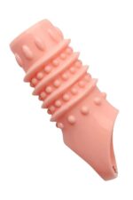 Ikoky Spiral Tırtıklı Penis Kılıfı - Doğal Görünüm (Ten Rengi) - Spiral Model - Görsel 2