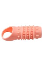 Ikoky Spiral Tırtıklı Penis Kılıfı - Doğal Görünüm (Ten Rengi) - Spiral Model - Görsel 3