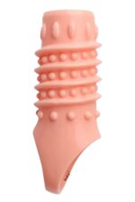 Ikoky Spiral Tırtıklı Penis Kılıfı - Doğal Görünüm (Ten Rengi) - Spiral Model - Görsel 5