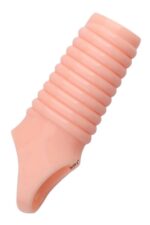 Ikoky Yatay Tırtıklı Penis Kılıfı - Doğal Görünüm (Ten Rengi) - Yatay Tırtıklı Model - Görsel 4