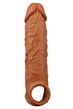 Ikoky Realistik Penis Kılıfı - 3,5 cm Uzatmalı ve Testis Destekli - Görsel 3