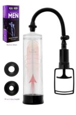 Men Powerup Büyük Boy Tetikli Vakumlu Penis Pompası - 22 cm Ölçekli - İki Ebatlı Başlık ile