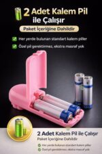 Vibra Kablolu Kumandalı Mini Vibratör - Hız Ayarlı (Pilli) - Görsel 5