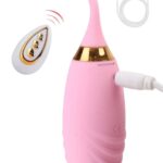 Sexylashes Uzaktan Kumandalı Giyilebilir Vibratör - Şarjlı ve 10 Modlu - Pembe