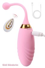 Sexylashes Uzaktan Kumandalı Giyilebilir Vibratör - Şarjlı ve 10 Modlu - Pembe