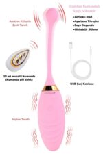 Sexylashes Uzaktan Kumandalı Giyilebilir Vibratör - Şarjlı ve 10 Modlu - Pembe - Görsel 2