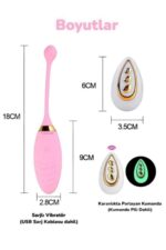 Sexylashes Uzaktan Kumandalı Giyilebilir Vibratör - Şarjlı ve 10 Modlu - Pembe - Görsel 3