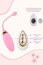 Sexylashes Uzaktan Kumandalı Giyilebilir Vibratör - Şarjlı ve 10 Modlu - Pembe - Görsel 4