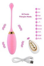 Sexylashes Uzaktan Kumandalı Giyilebilir Vibratör - Şarjlı ve 10 Modlu - Pembe - Görsel 6