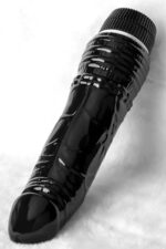 Vibra Titreşimli Siyah Jel Dildo - Gerçekçi Doku (20 cm) - Görsel 7
