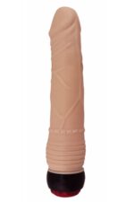 Vibra Titreşimli Ten Rengi Jel Dildo - Doğal ve Gerçekçi Doku (20 cm) - Görsel 5