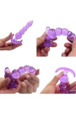 Vibra Esnek Boğumlu Pembe Jel Anal Plug - Yeni Başlayanlara Özel (11.5 cm) - Görsel 6