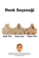 Vibra Giyilebilir Silikon Göğüs - Doğal Damla Form (Orta Ten, D Beden) - Görsel 7