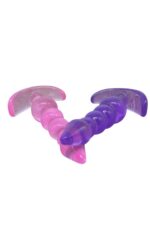 Vibra Esnek Boğumlu Pembe Jel Anal Plug - Yeni Başlayanlara Özel (11.5 cm) - Görsel 7