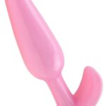 Vibra Esnek Silikon Boğumlu Anal Plug - Yeni Başlayanlara Özel (Pembe)