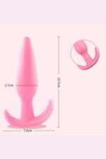 Vibra Esnek Silikon Boğumlu Anal Plug - Yeni Başlayanlara Özel (Pembe) - Görsel 7