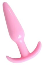 Vibra Esnek Silikon Boğumlu Anal Plug - Yeni Başlayanlara Özel (Pembe) - Görsel 8
