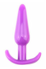 Vibra Esnek Silikon Anal Plug - Yumuşak ve Başlangıç Seviye (Mor)