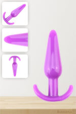 Vibra Esnek Silikon Anal Plug - Yumuşak ve Başlangıç Seviye (Mor) - Görsel 3