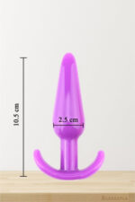 Vibra Esnek Silikon Anal Plug - Yumuşak ve Başlangıç Seviye (Mor) - Görsel 4
