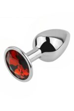 Vibra Taşlı Metal Anal Plug - Küçük Boy (7 cm, Saklama Kılıfı Hediyeli) - Görsel 5